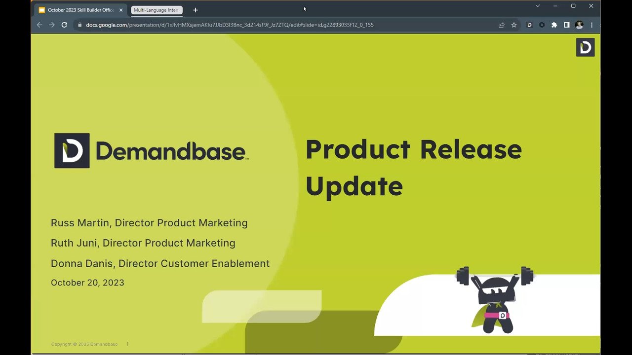 Product Release Update