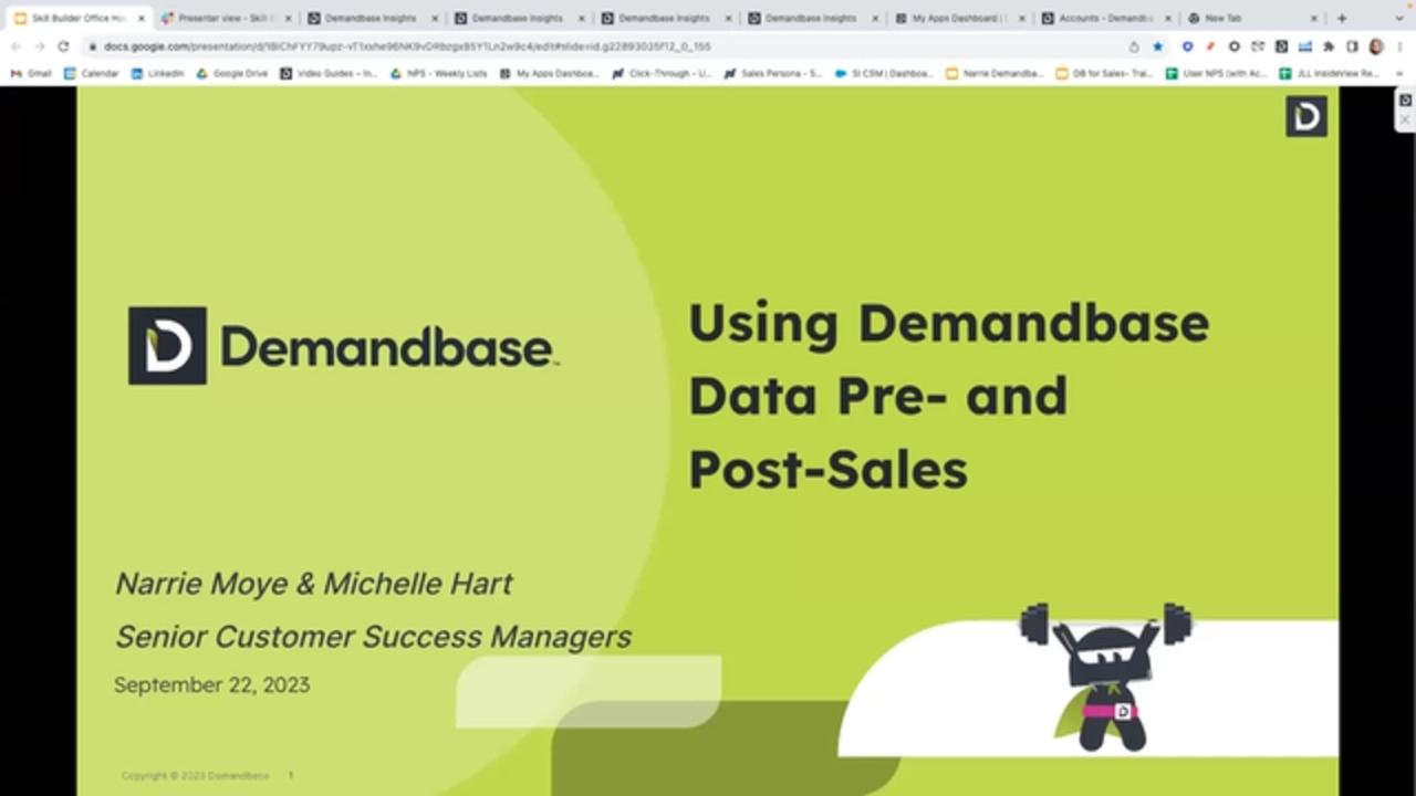 Using DB Data Pre-and Post-Sales