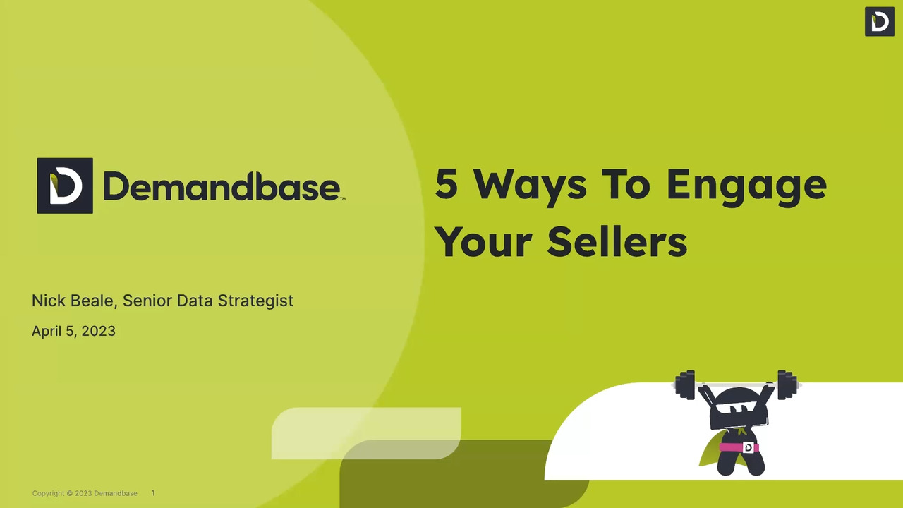 Five Ways to Engage Your Sales Team