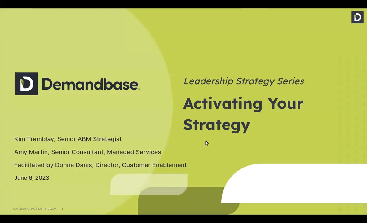 ABX Leadership Series – Activating Your Strategy