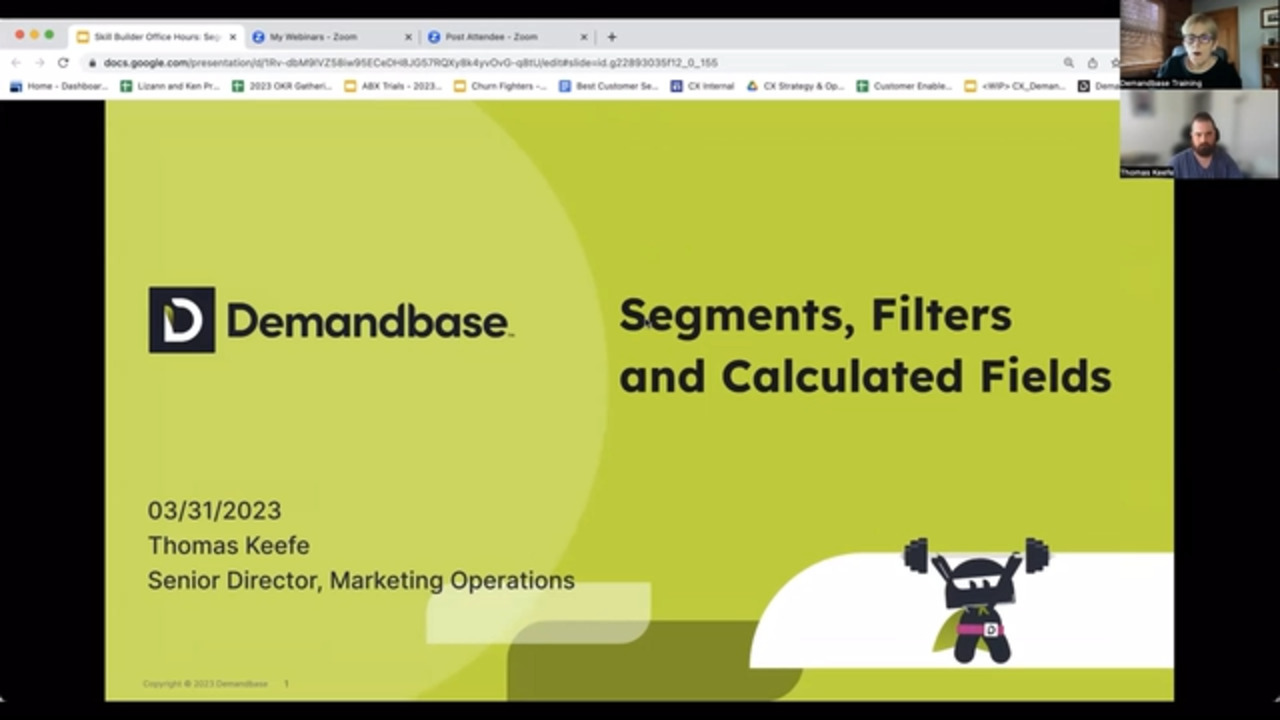 Segments, Filters and Calculated Fields