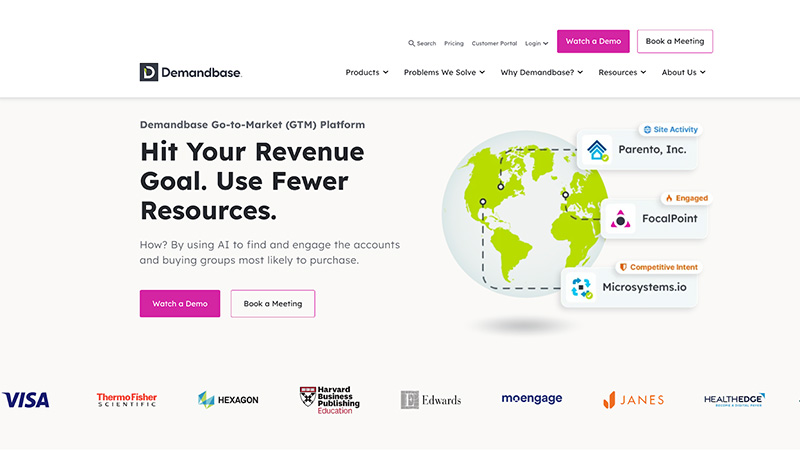 ZoomInfo Blog Demandbase Home Page