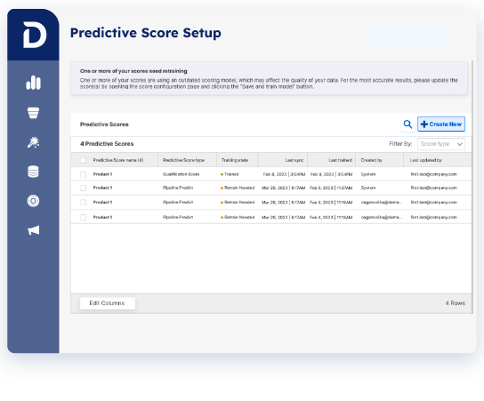 Demandbase One™ user interface