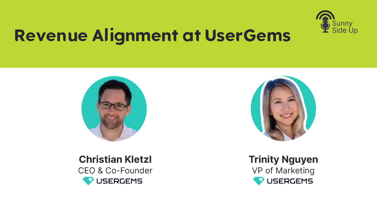 Revenue Alignment at UserGems